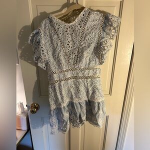 Saylor baby blue romper size L